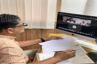 virtual meeting with amu vice chancellor