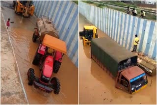 heavy-rain-in-devanahalli-vehicles-stuck-at-the-railway-underpass