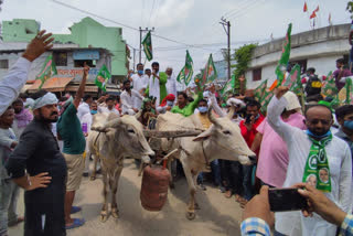 राजद का प्रदर्शन