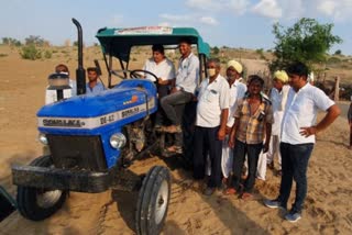 बाड़मेर में हरीश चौधरी, Harish Chaudhary in Barmer