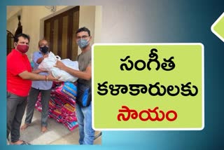 Singer Mano Distributed Groceries to 200 Cine Musicians