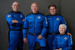 Jeff Bezos  Blue Origin  New Shepard rocket  billionaire space club  space race  commercial space travel  ജെഫ് ബെസോസ്  ബഹിരാകാശ യാത്ര