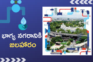 Huge water pipeline in hyderabad