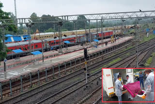 dead body of man found in train