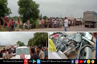 Road accident in kanpur