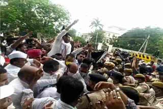 congress protest jaipur