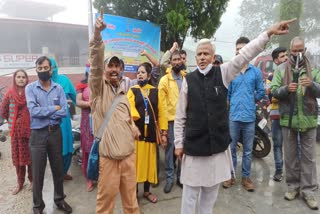 mussoorie sanitation workers protest