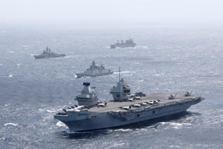 Indian Navy participates in bilateral PASSEX with Royal Navy