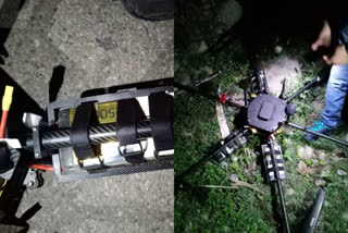 drone-shot-down-in-jammu and kashmir's-kanachak-explosive-material-recovered