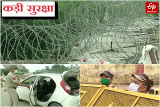 security tightened at jantar mantar and singhu border for kisan sansad