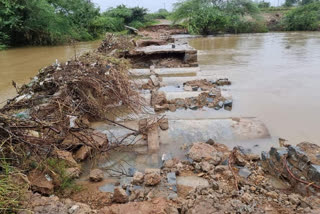 Torrential rain in Davanagere district