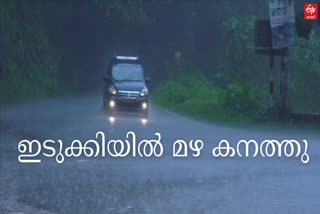 ഇടുക്കിയിൽ കനത്ത മഴ  ഇടുക്കിയിൽ നാശനഷ്‌ടം  വ്യാപക നാശനഷ്‌ടം  ഗതാഗതം തടസപ്പെട്ടു  idukki heavy rain  idukki heavy rain news  heavy damage in idukki news