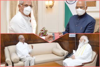 Governor rajendra vishwanath arlekar meet president ramnath kovind and pm modi