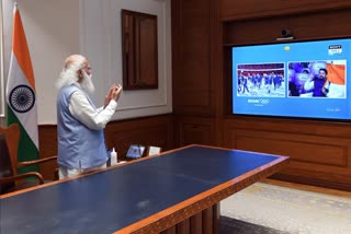 Indian team at the Tokyo Olympics