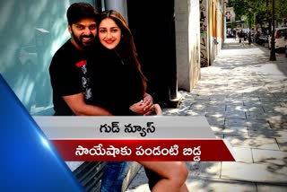 Arya and Sayyeshaa blessed with a baby girl