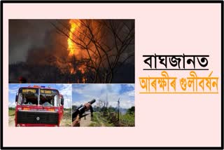 police-blank-fires-at-baghjan-several-injured-tinsukia-assam-etv-bharat-news