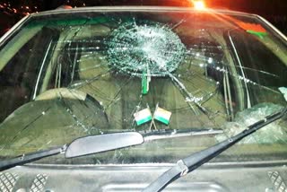 Stone pelting on vehicles,  Sirohi National Highway