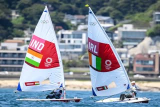 NETRA FINISHED 27TH AND VISHNU 14TH AFTER THE FIRST DAYS COMPETITION IN SAILING