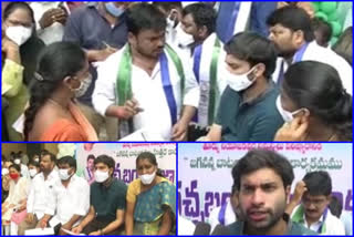 ycp leader devineni avinash helds rachabanda praja vedika to know people's problems at vijayawada