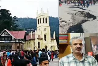 CPIM expressed concern over the crumbling ridge in Shimla