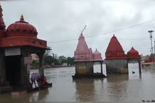 temples of Ramghat submerged