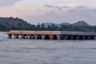 Sri Krishna Devaraya tomb submerged