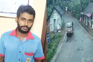 കോട്ടയത്ത് നായയെ വാഹനത്തില്‍ കെട്ടിവലിച്ചയാൾ അറസ്റ്റിൽ  നായയെ വാഹനത്തില്‍ കെട്ടിവലിച്ചു  കോട്ടയത്ത് നായയെ വാഹനത്തില്‍ കെട്ടിവലിച്ചു  Dog tied to speeding car  Man arrested for tying dog to speeding car  Dog tied to speeding car in kottayam