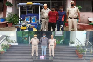 dwarka police arrested thief arms recovered