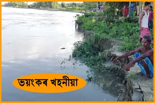 Erosion Continuous in Beki River At Barpeta District