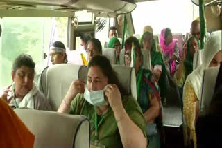 Women protestors move to Jantar Mantar in protest against Farm Laws