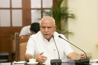 Chief Minister BS Yediyurappa handed over his resignation to Governor