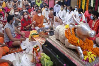 CM took blessings of Baba Mahakal