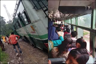 HRTC bus pressure pipe burst in Bilaspur