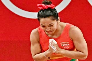 Silver medalist Mirabai Chanu  Mirabai Chanu came to India  टोक्यो ओलंपिक 2020  मीराबाई चानू  वेटलिफ्टिंग