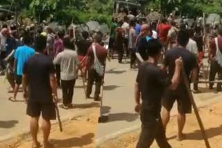 Four killed as cops civilians clash along Assam-Mizoram border Assam-Mizoram border civilians clash along Assam-Mizoram border At least six jawans of Assam police were killed Assam Chief Minister Himanta Biswa Sarma Four killed as cops civilians clash along Assam-Mizoram border അസം - മിസോറാം അതിർത്തി അതിർത്തി സംഘര്‍ഷം കേന്ദ്ര ആഭ്യന്തര മന്ത്രി അമിത് ഷാ അസമിലെ നാല് പൊലീസുകാര്‍ കൊല്ലപ്പെട്ടു അമിത് ഷാ അസം മുഖ്യമന്ത്രി ഹിമന്ത ബിശ്വ ശർമ്മ മിസോറം മുഖ്യമന്ത്രി സോറം തങ്ഗ