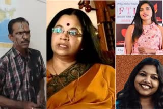 വിജയ് പി നായർ  സ്ത്രീകൾക്കെതിരെ അശ്ലീല പരാമർശം  Vijay P Nayar  Dubbing artist bhagyalekshmi  Sreelekshmi Arakkal  Diya sana  sexual harassments against woman