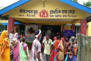 Tense Situation in covid vaccine centre in Bongaigaon District