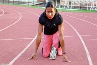 India's Ace sprinter Dutte chand  all set ready to take tokyo track