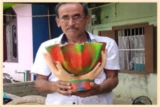 artist dayal chandra das creative materials macking