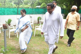 congress leader kamal nath mamata banerjee meet today at new delhi