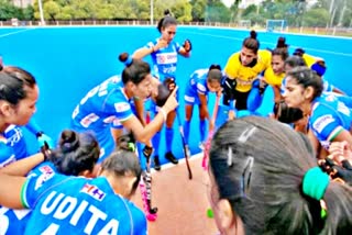 hockey team Match  Tokyo Olympics 2020  Indian athlete  खेल समाचार  टोक्यो की खबरें  टोक्यो ओलंपिक 2020  भारतीय महिला हॉकी टीम  महिला हॉकी मैच