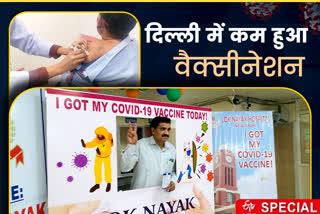 fear of third wave of corona vaccination speed decreased in delhi