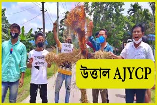 ajycp protest in tingkhong