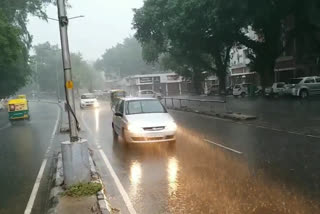 rain in Haryana heavy rains in Delhi Meteorological Department issued alert chandigarh