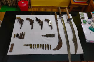 1 Mischief arrested with huge quantity of fire arms and drugs in Bangaon North 24 Pargana