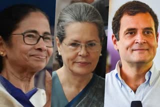 'Come together to defeat BJP': Mamata Banerjee discusses Opposition unity Pegasus row with Sonia Gandhi Rahu ബി.ജെ.പിയെ അധികാരത്തില്‍ നിന്ന് മാറ്റും സോണിയയെയും രാഹുലിനെയും സന്ദര്‍ശിച്ച് മമത സോണിയ ഗാന്ധി രാഹുല്‍ ഗാന്ധി Rahul Gandhi Sonia Gandhi Mamata Banerjee Come together to defeat BJP