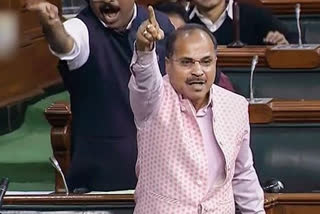 Congress MP Adhir Ranjan Chowdhury get interrupted by BJP MPs in Lok Sabha