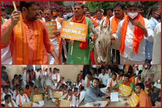 BJP_Agitation_With_Cow