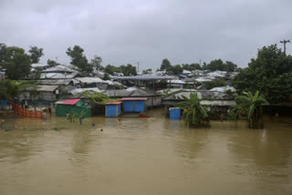 Floods make thousands homeless in Bangladesh Rohingya camps