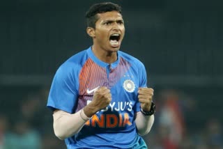 നവദീപ് സെയ്‌നിക്ക് പരിക്ക്  INDIA SRILANKA THIRD T20  INDIA SRILANKA  navdeep saini Injurd  ഭുവനേശ്വർ കുമാർ  indian pacer navdeep saini  ക്രുനാൽ പാണ്ഡ്യ  Krunal Pandya